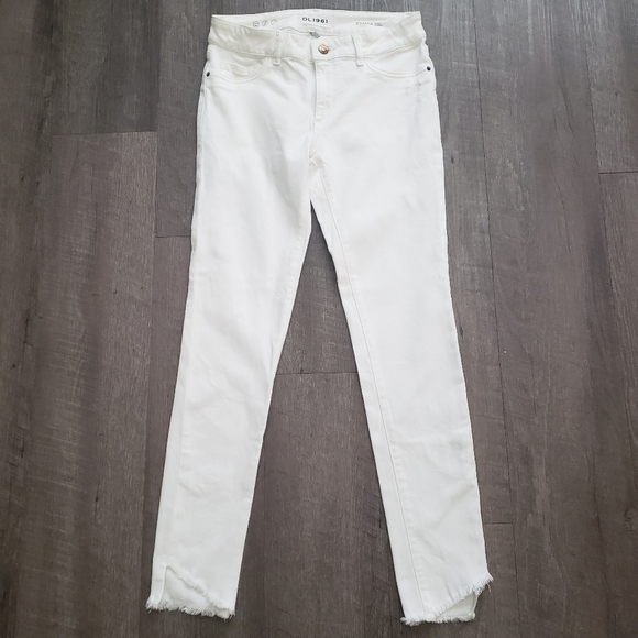 DL1961 Women's Emma Power Legging Jeans White Size 27 - Picture 1 of 12